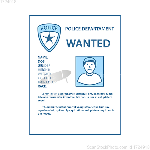 Image of Wanted Poster Icon