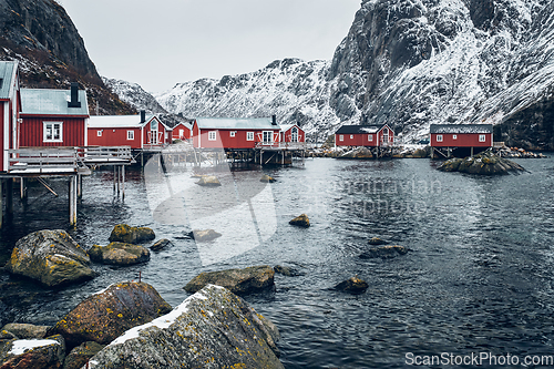 Image of Nusfjord fishing village in Norway