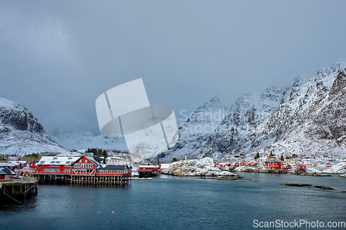 Image of "A" village on Lofoten Islands, Norway