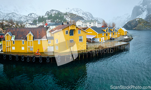 Image of Nusfjord fishing village in Norway