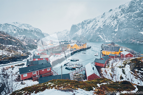 Image of Nusfjord fishing village in Norway