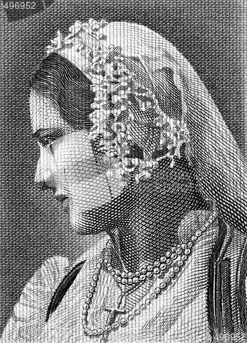 Image of Greek woman in national costume