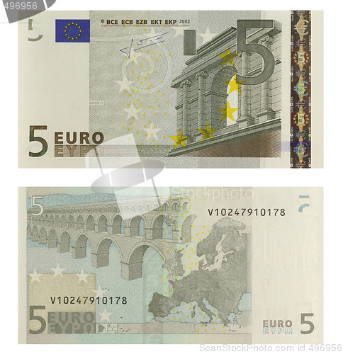 Image of 5 Euro Banknote