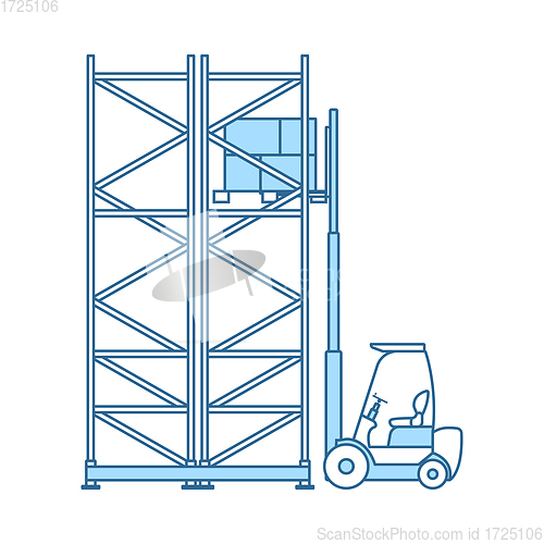 Image of Warehouse Forklift Icon