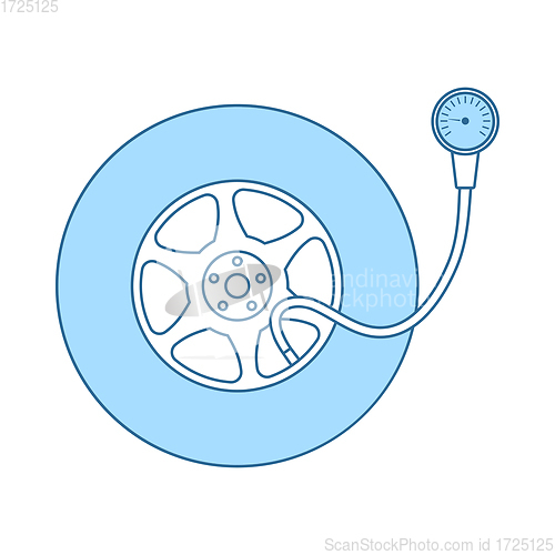 Image of Tire Pressure Gage Icon