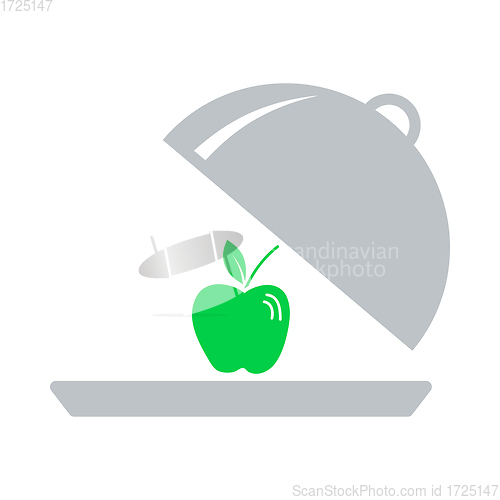 Image of Icon Of Apple Inside Cloche