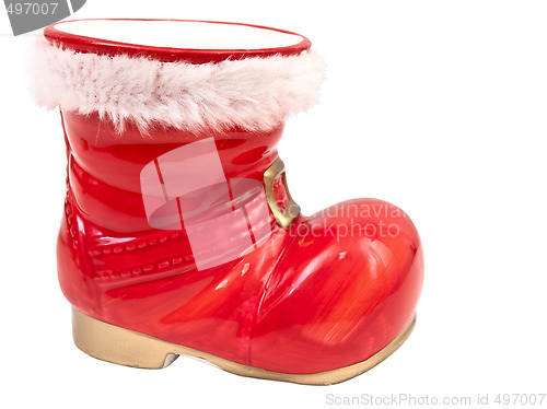 Image of red christmas boot