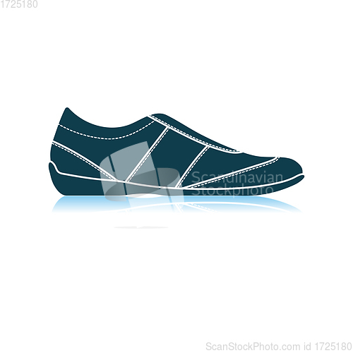 Image of Man Casual Shoe Icon