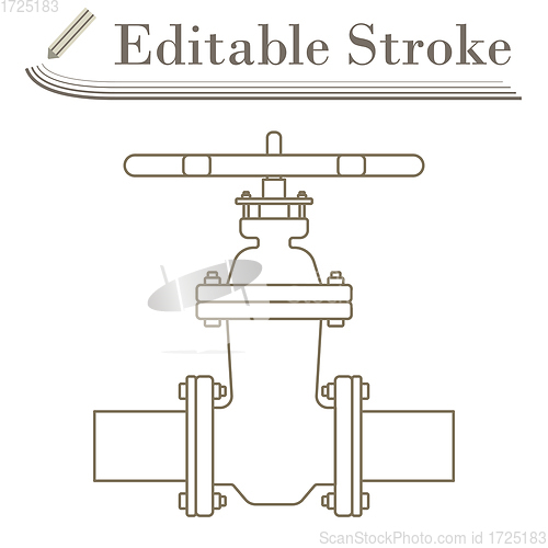 Image of Pipe Valve Icon