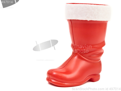 Image of red christmas boot