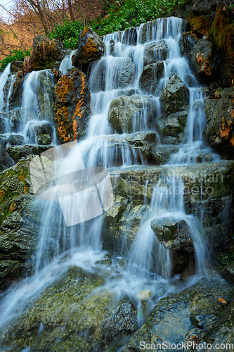 Image of Small waterfall cascade