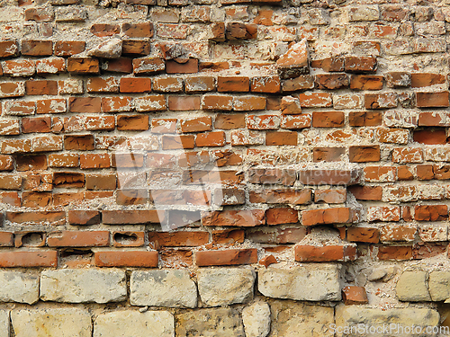 Image of Texture of ancient destruction wall