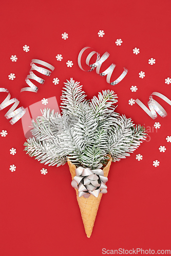 Image of Christmas Celebration Surreal Ice Cream Party Cone