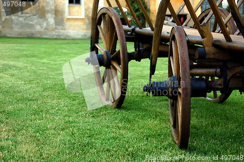 Image of wagon wheel-detail