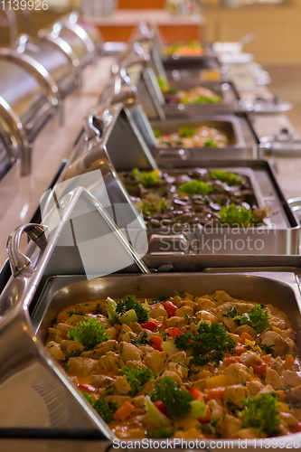 Image of Groups of Buffet in the Restaurant