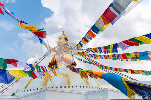 Image of Boudhanath Stupa in Kathmandu, Nepal