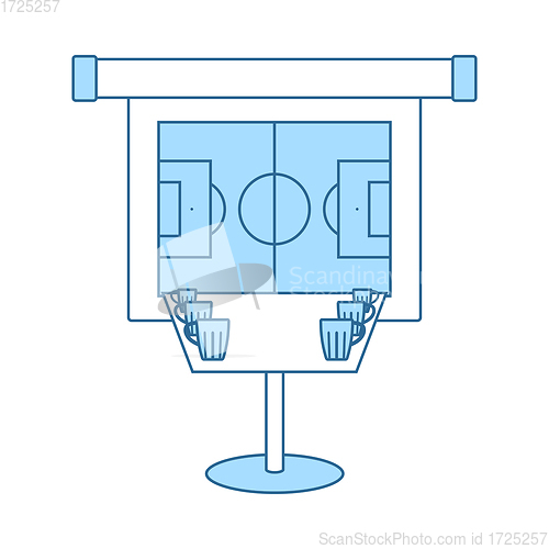 Image of Sport Bar Table With Mugs Of Beer