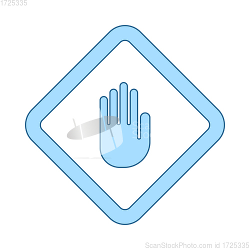 Image of Icon Of Warning Hand