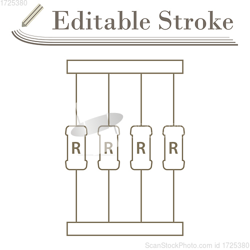 Image of Resistor Tape Icon