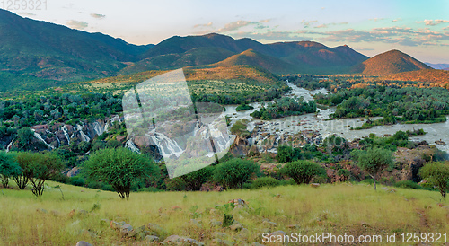 Image of Epupa Falls on the Kunene River in Namibia