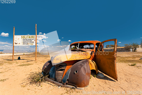 Image of Abandoned cars in Solitaire, Namibia Africa