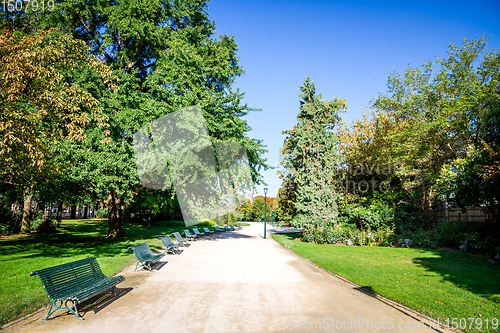 Image of Gardens of the Champs Elysees, Paris, France