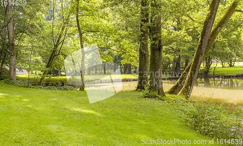 Image of idyllic park scenery