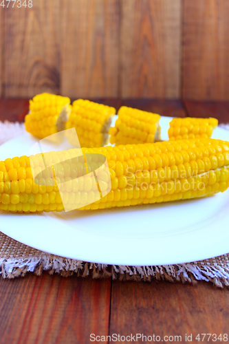 Image of dish with boiled corns
