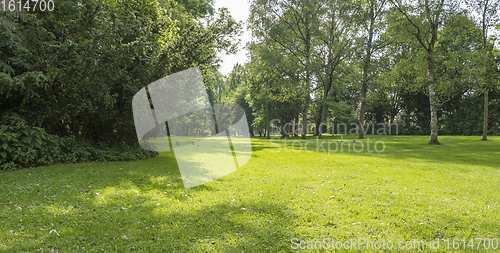 Image of idyllic park scenery