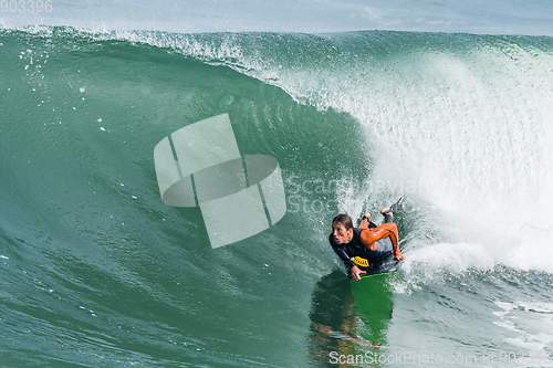 Image of Bodyboarder in action