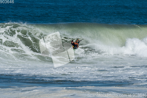 Image of Bodyboarder in action