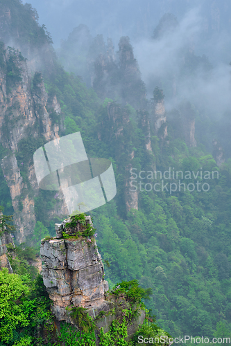 Image of Zhangjiajie mountains, China