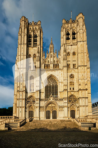 Image of Cathedral of St. Michael and St. Gudula in Brussels, Belgium