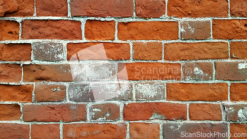 Image of Texture of ancient brick wall