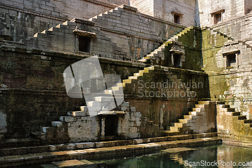 Image of Toorji Ka Jhalra Bavdi stepwell. Jodhpur, Rajasthan, India