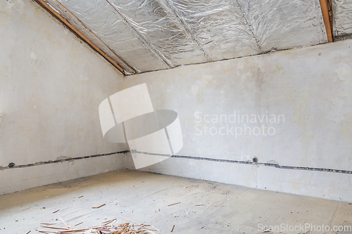 Image of Renovation of old house, room under construction