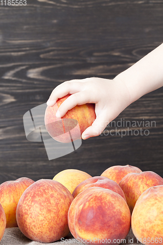 Image of fresh soft peaches