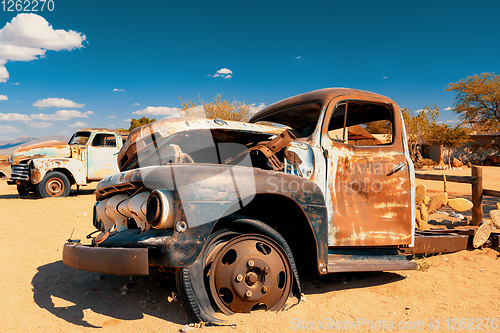 Image of Abandoned cars in Solitaire, Namibia Africa