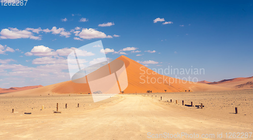 Image of Dune 45 in Sossusvlei, Namibia desert