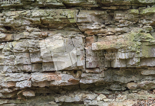 Image of brittle rock formation