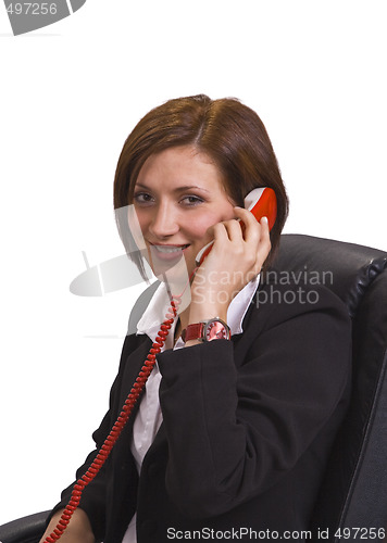 Image of Businesswoman on the phone