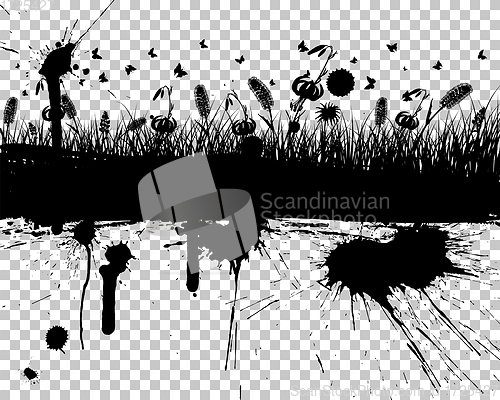 Image of grunge vector background