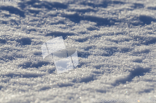 Image of Snow drifts in winter