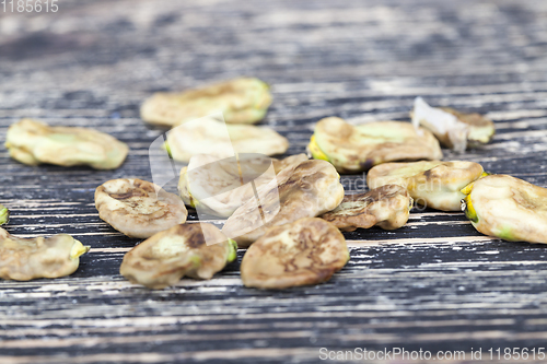 Image of wrinkled bean seeds