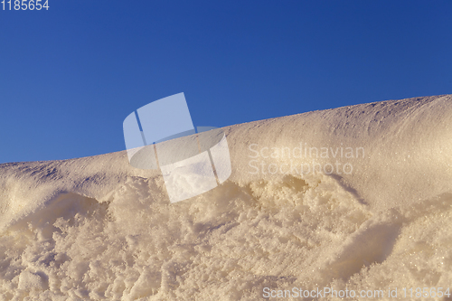 Image of beautiful form of snowdrifts