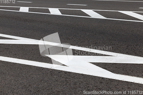 Image of road markings