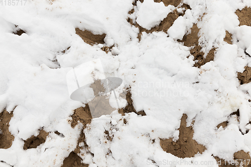 Image of dirty snow