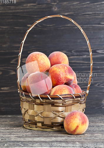 Image of ripe large peaches