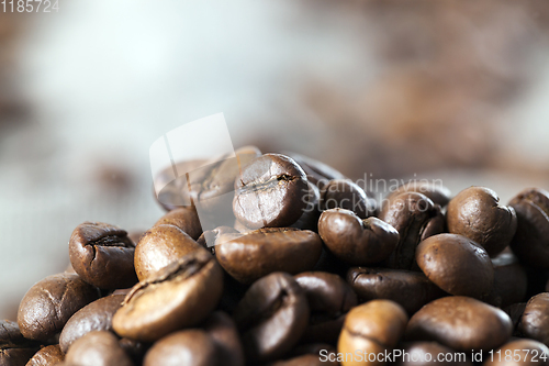 Image of brown coffee beans