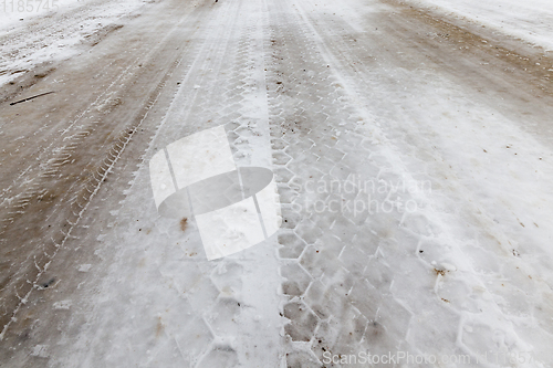 Image of Road under the snow